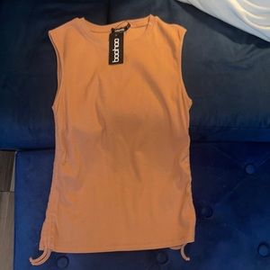Plus Side Ruched Detailed Top